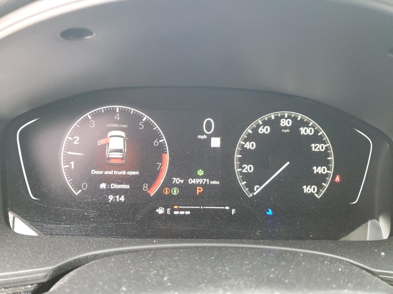 2022 HONDA CIVIC EX VIN:2HGFE1F78NH315896