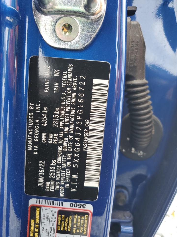 2023 KIA K5 GT LINE VIN:5XXG64J23PG166722