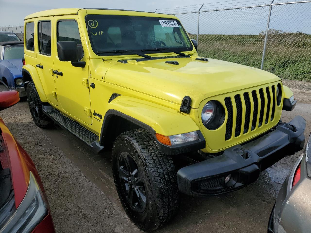 2022 JEEP WRANGLER UNLIMITED SAHARA VIN:1C4HJXEN9NW269535