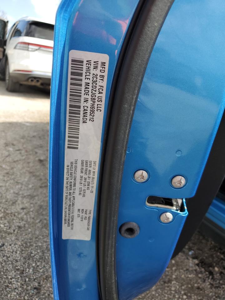 2023 DODGE CHALLENGER GT VIN:2C3CDZJG8PH695212