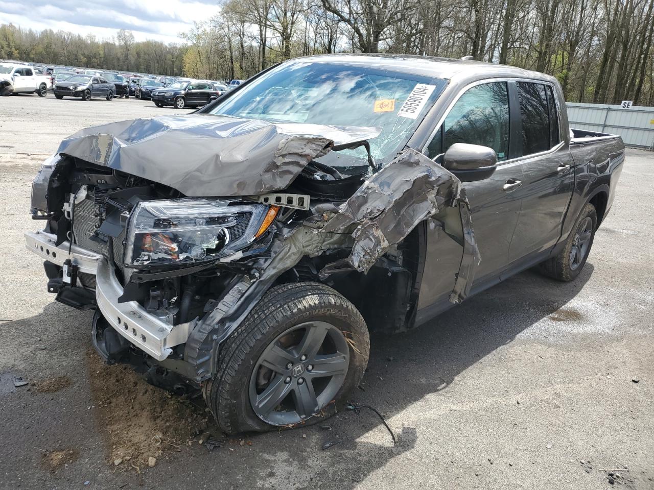 2023 HONDA RIDGELINE RTL VIN:5FPYK3F50PB025307