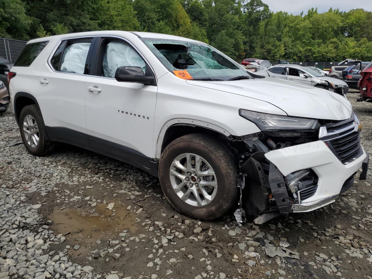 2022 CHEVROLET TRAVERSE LS VIN:1GNEVFKW9NJ161354