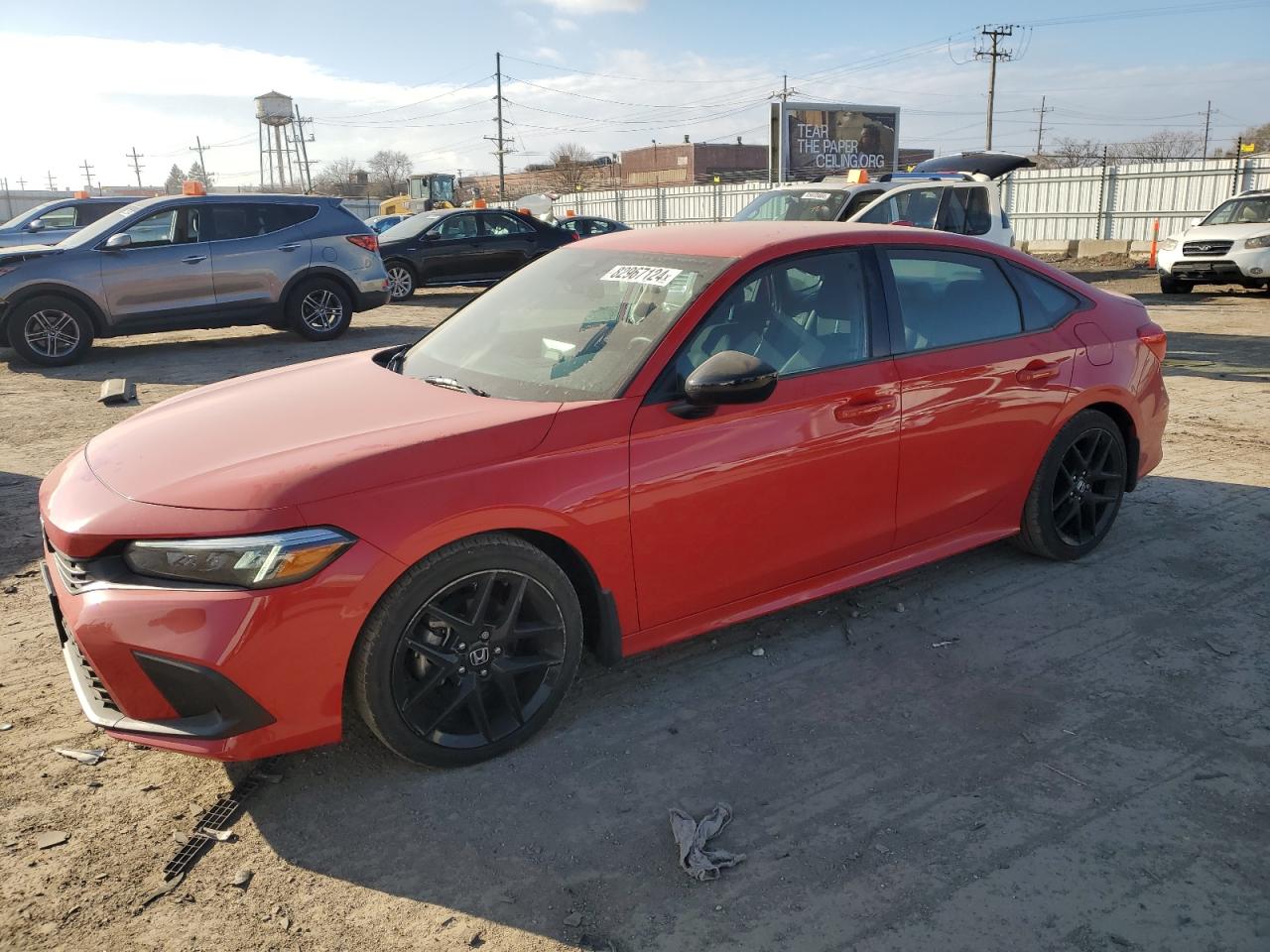 2023 HONDA CIVIC SPORT VIN:2HGFE2F58PH548328