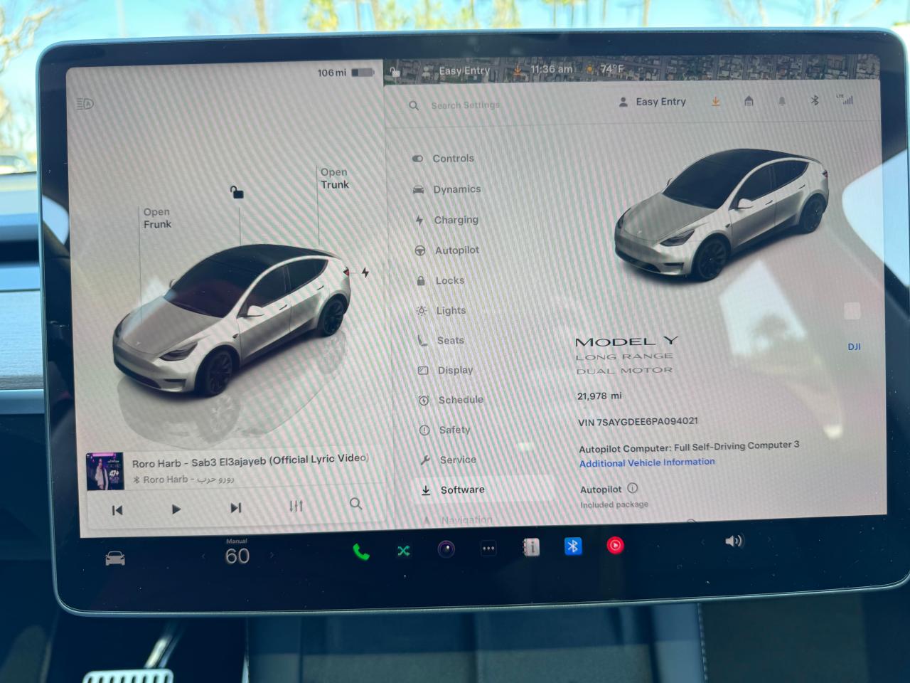 2023 TESLA MODEL Y  VIN:7SAYGDEE6PA094021