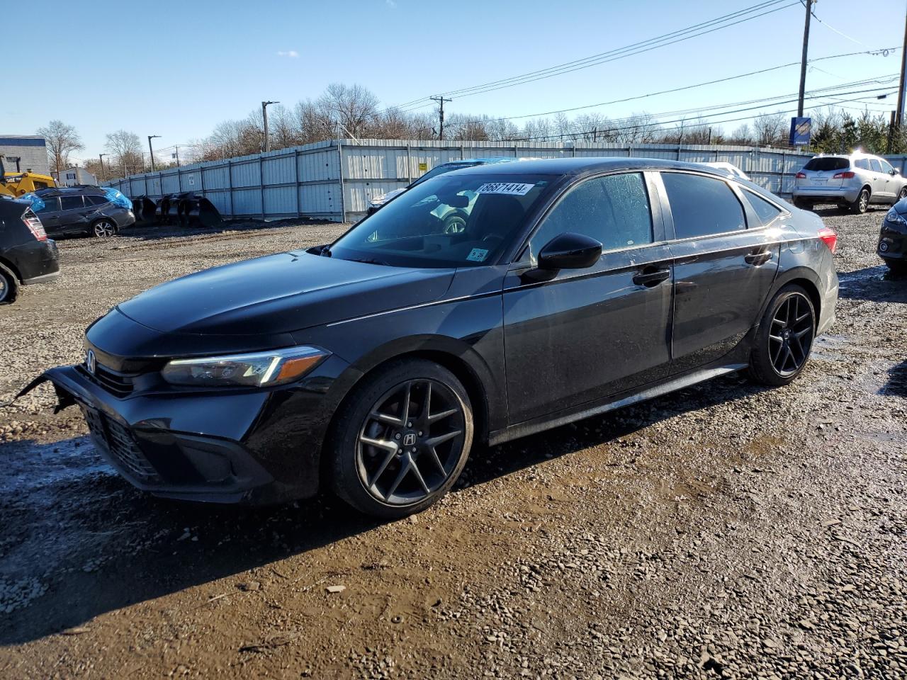 2022 HONDA CIVIC SPORT VIN:2HGFE2F58NH527668