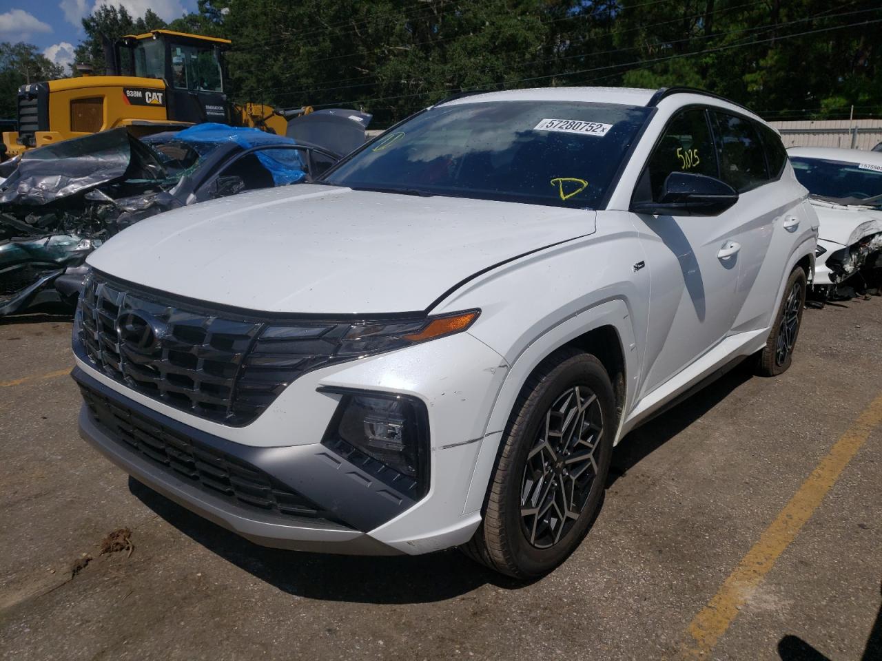 2022 HYUNDAI TUCSON N LINE VIN:KM8JF3AE4NU144001