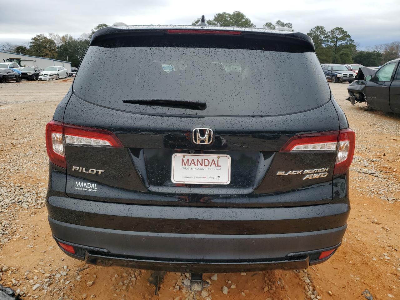 2022 HONDA PILOT BLACK VIN:5FNYF6H77NB025959
