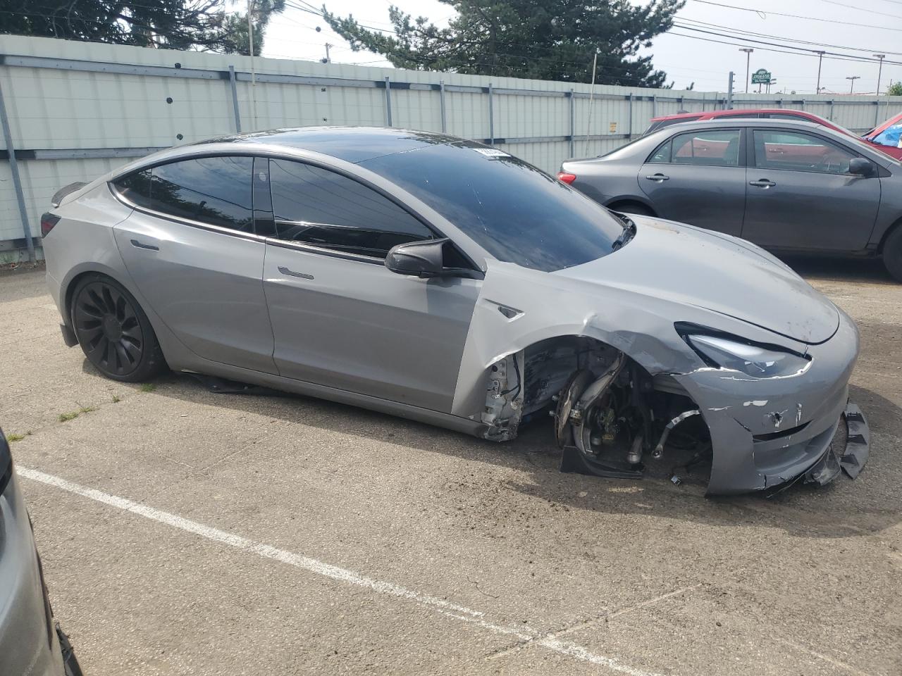 2022 TESLA MODEL 3  VIN:5YJ3E1EC8NF174236