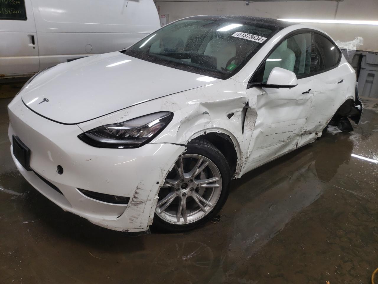 2022 TESLA MODEL Y  VIN:7SAYGDEEXNF324434