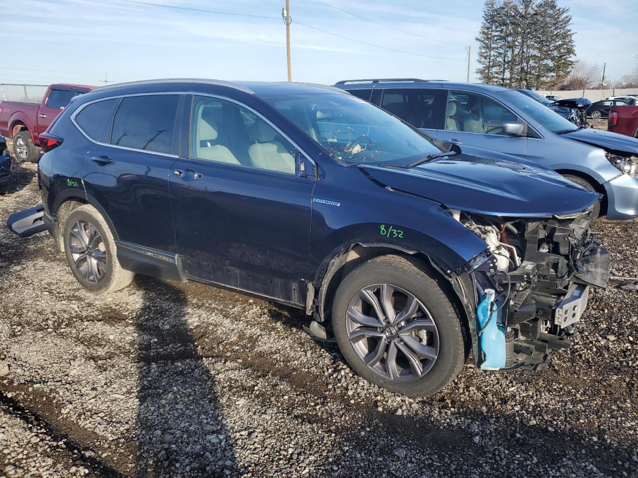 2022 HONDA CR-V TOURING VIN:5J6RT6H97NL030648