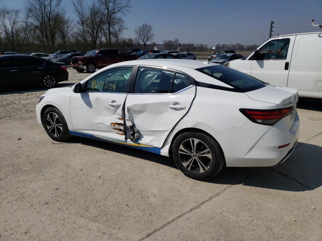 2022 NISSAN SENTRA SV VIN:3N1AB8CV5NY246840