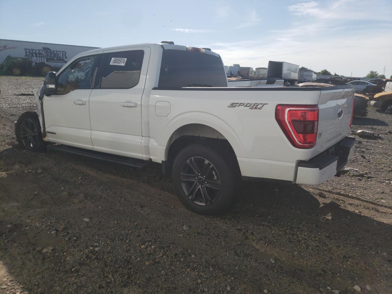 2022 FORD F150 SUPERCREW VIN:1FTFW1ED3NFA77816