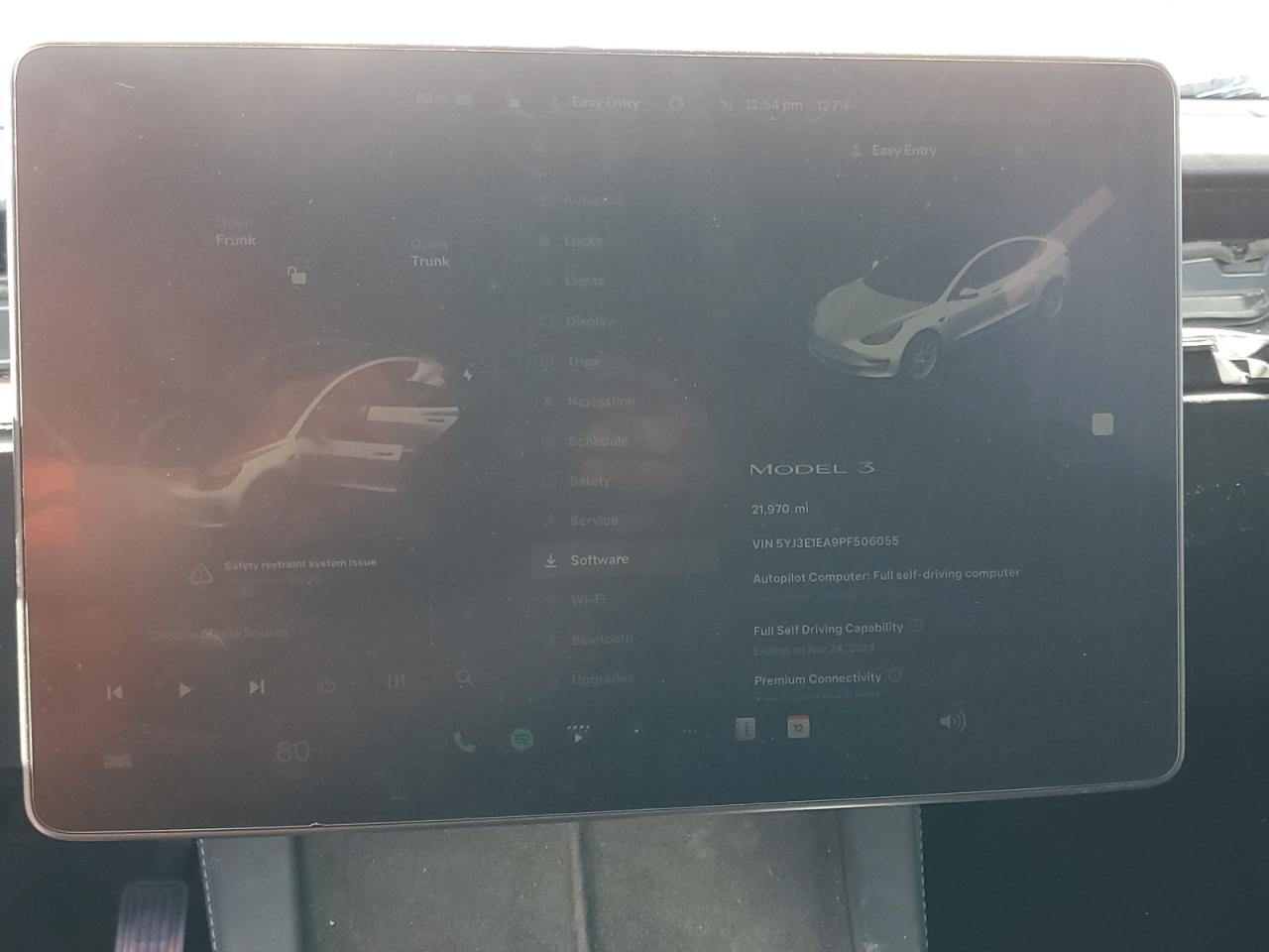 2023 TESLA MODEL 3  VIN:5YJ3E1EA9PF506055