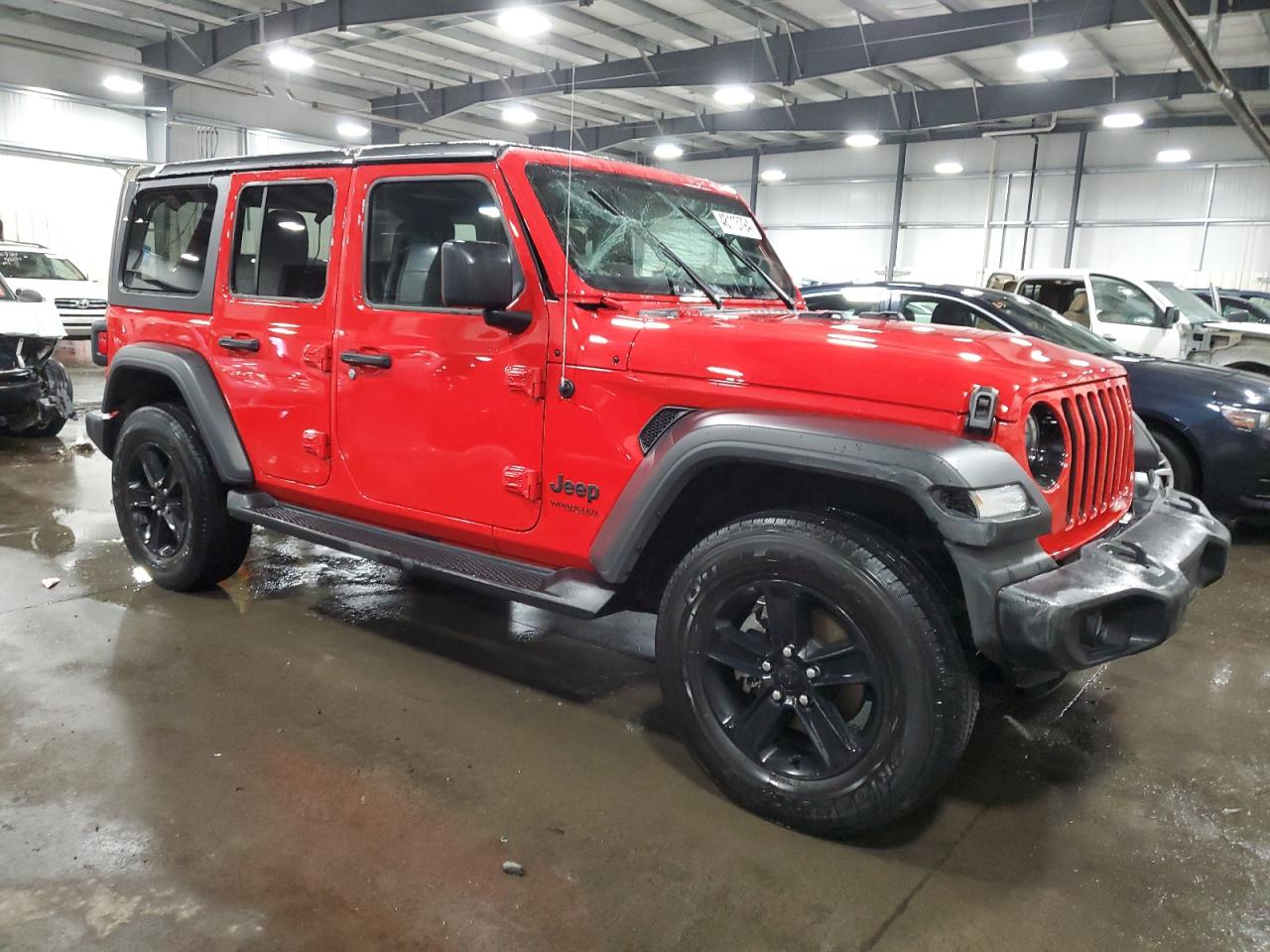 2022 JEEP WRANGLER UNLIMITED SPORT VIN:1C4HJXDG7NW103646