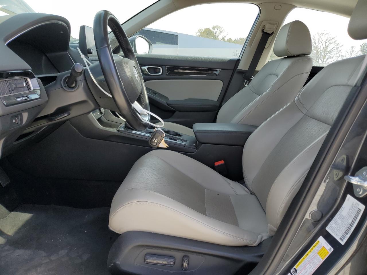 2022 HONDA CIVIC EXL VIN:19XFL1H78NE008600