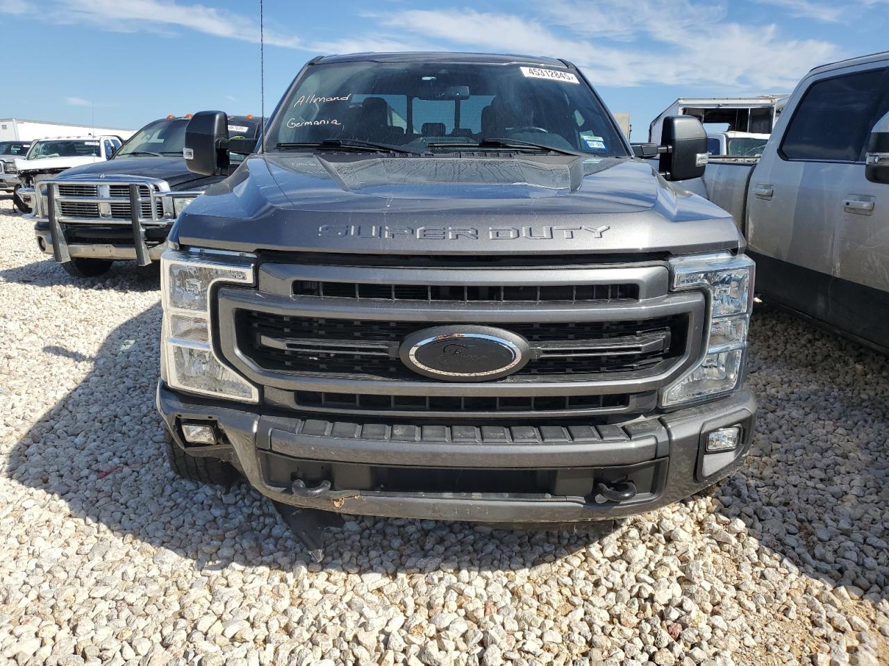 2022 FORD F250 SUPER DUTY VIN:1FT8W2BT6NED32166