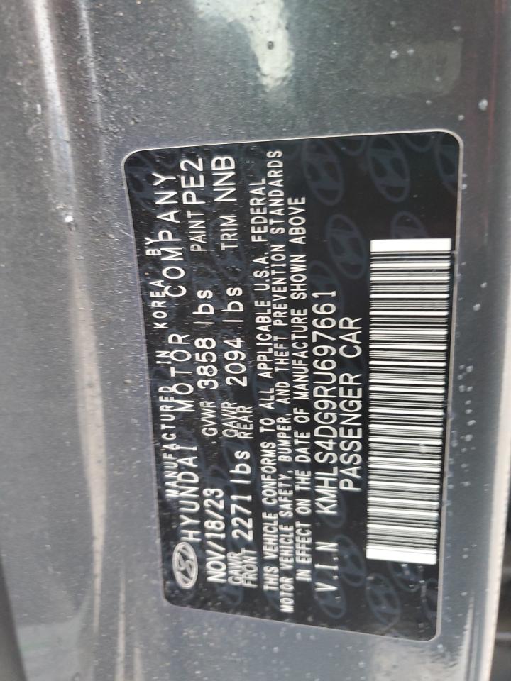 2024 HYUNDAI ELANTRA SEL VIN:KMHLS4DG9RU697661