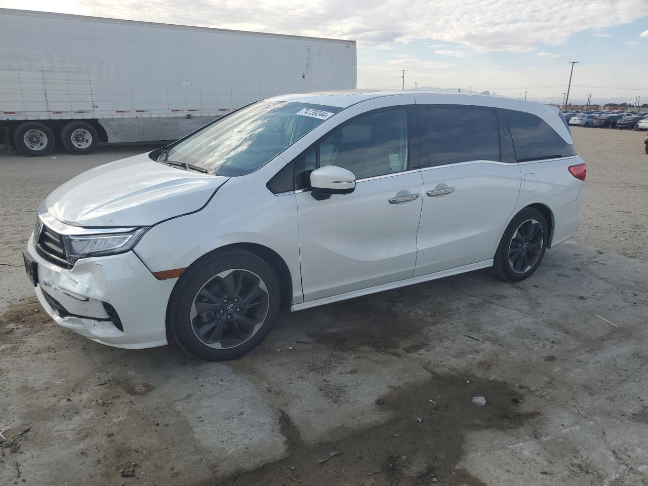 2022 HONDA ODYSSEY ELITE VIN:5FNRL6H90NB066058