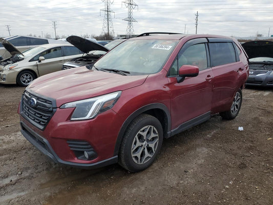 2022 SUBARU FORESTER PREMIUM VIN:JF2SKAEC6NH443677