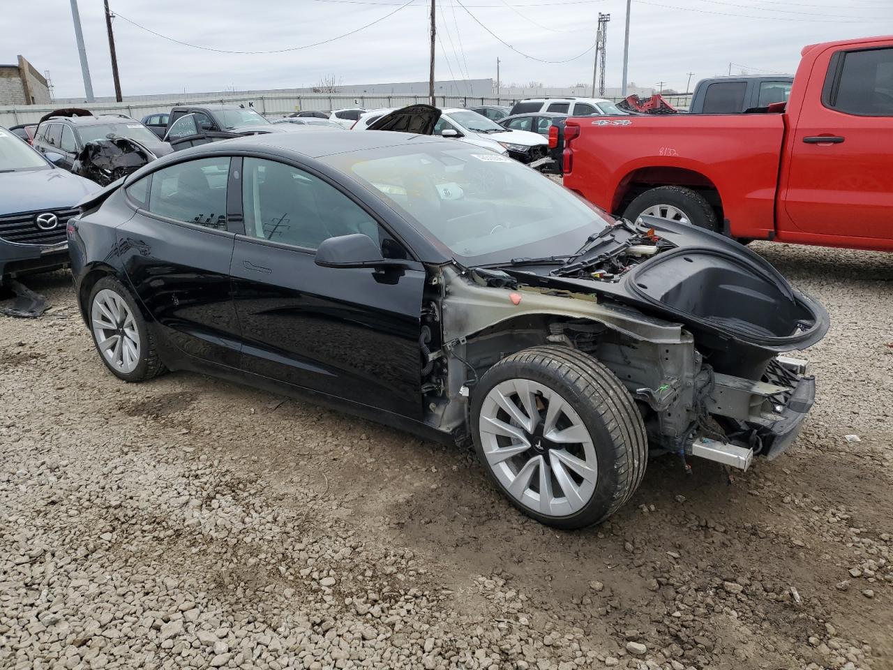 2022 TESLA MODEL 3  VIN:5YJ3E1EB4NF201505