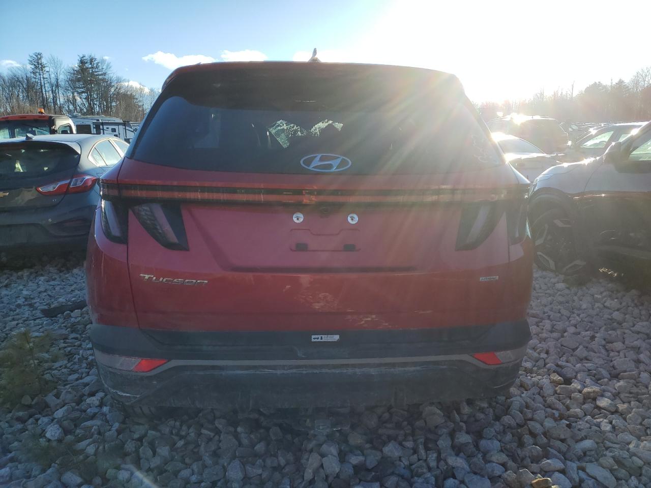2022 HYUNDAI TUCSON SEL VIN:5NMJCCAE4NH143452