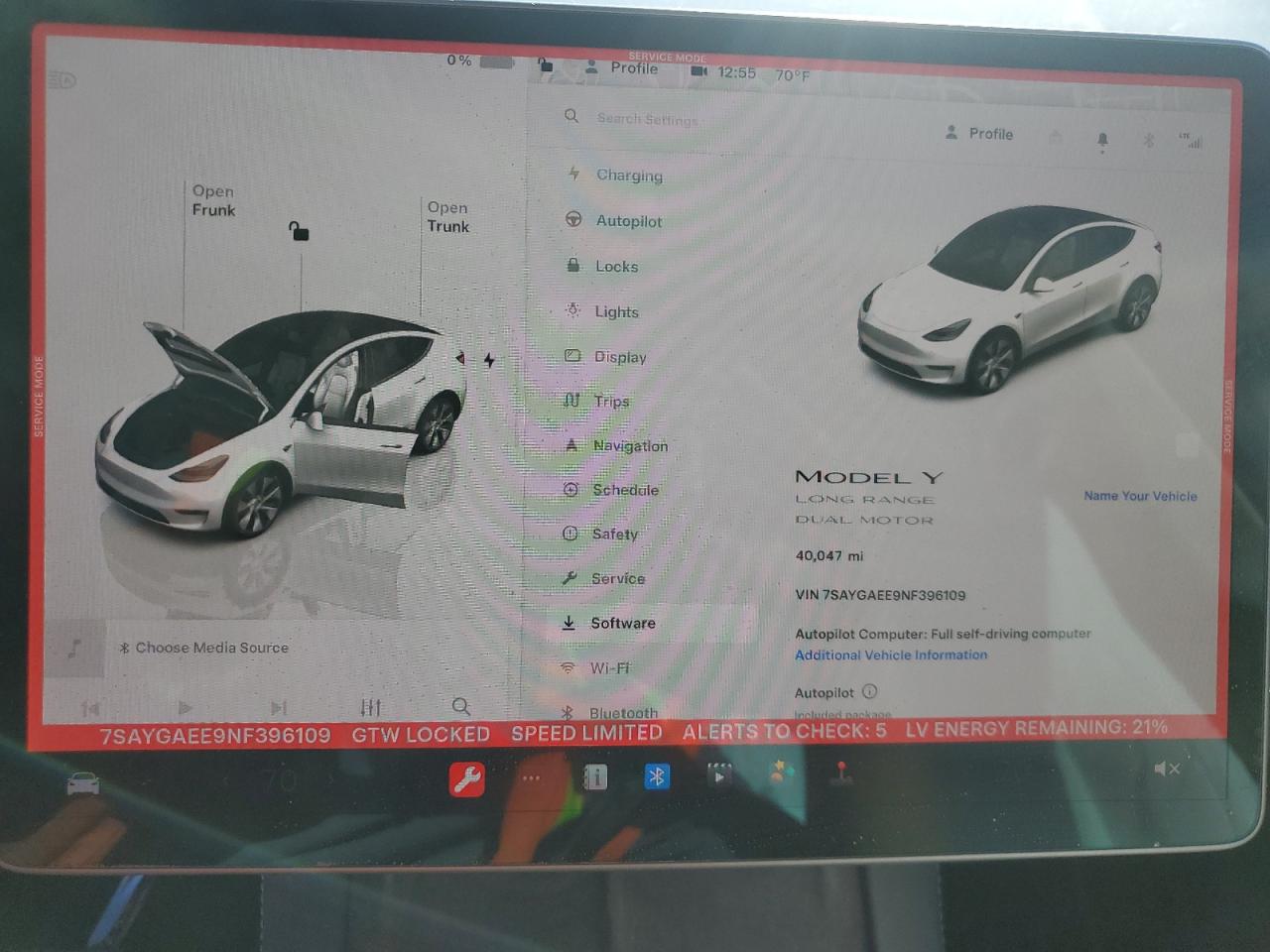 2022 TESLA MODEL Y  VIN:7SAYGAEE9NF396109