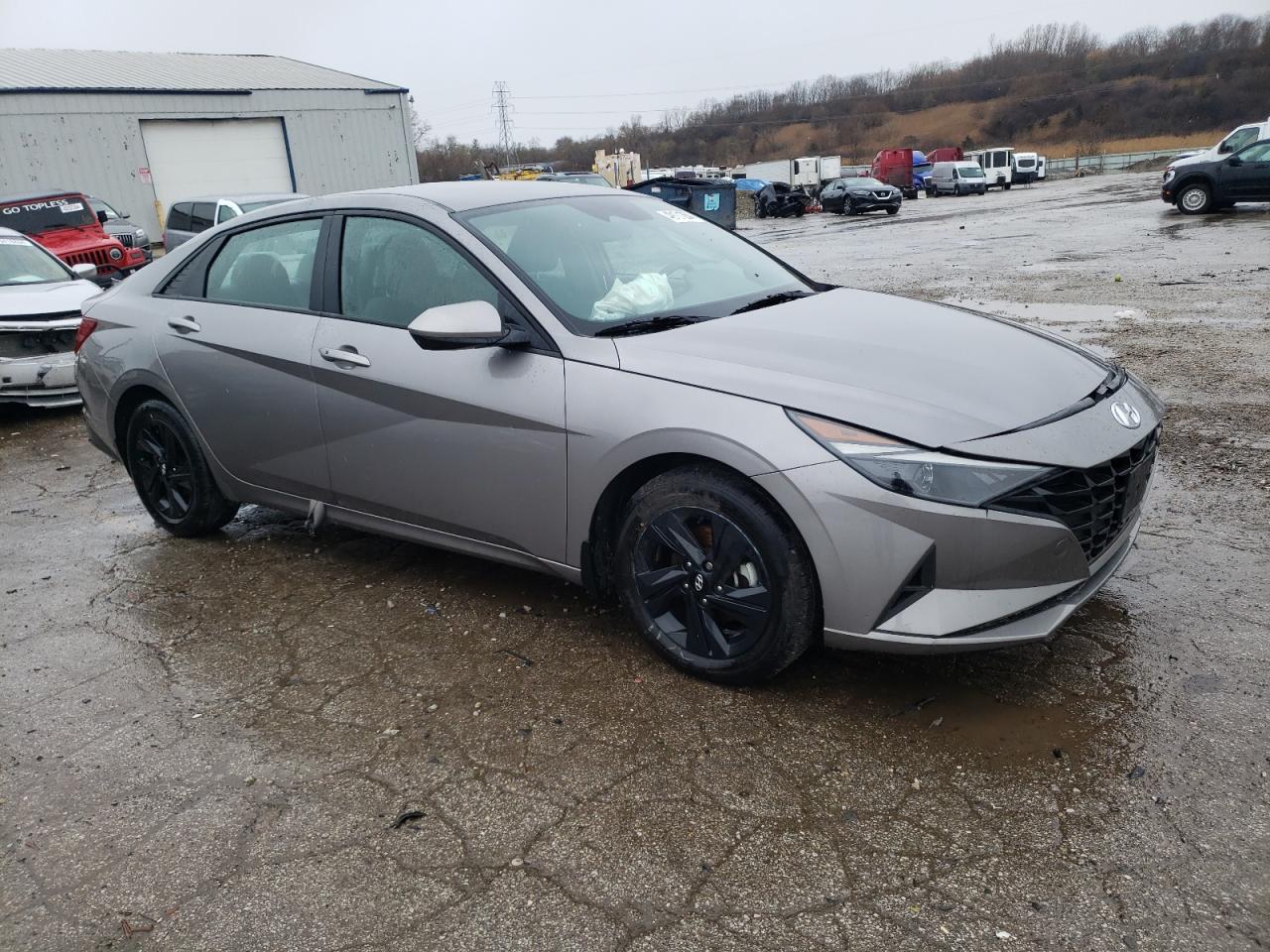 2022 HYUNDAI ELANTRA BLUE VIN:KMHLM4AJ0NU031633