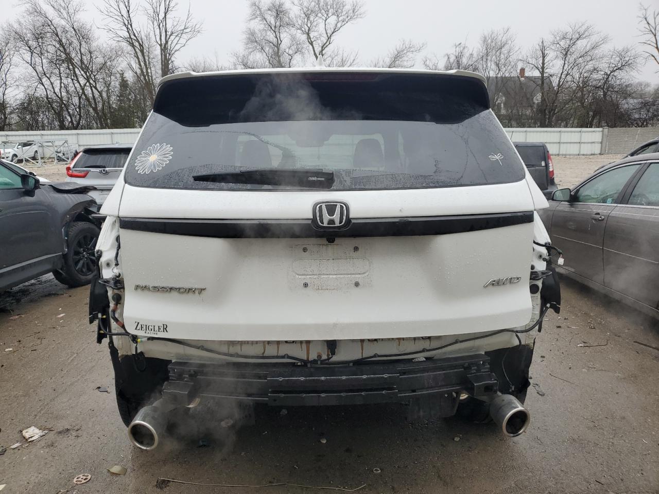 2022 HONDA PASSPORT EXL VIN:5FNYF8H58NB027858