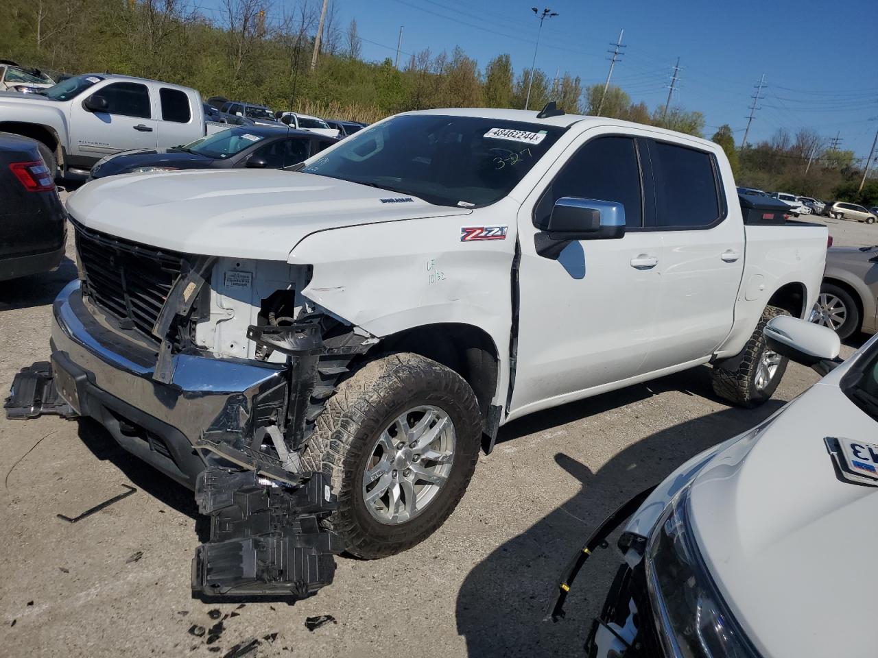 2022 CHEVROLET SILVERADO LTD K1500 LT VIN:1GCUYDET8NZ223104