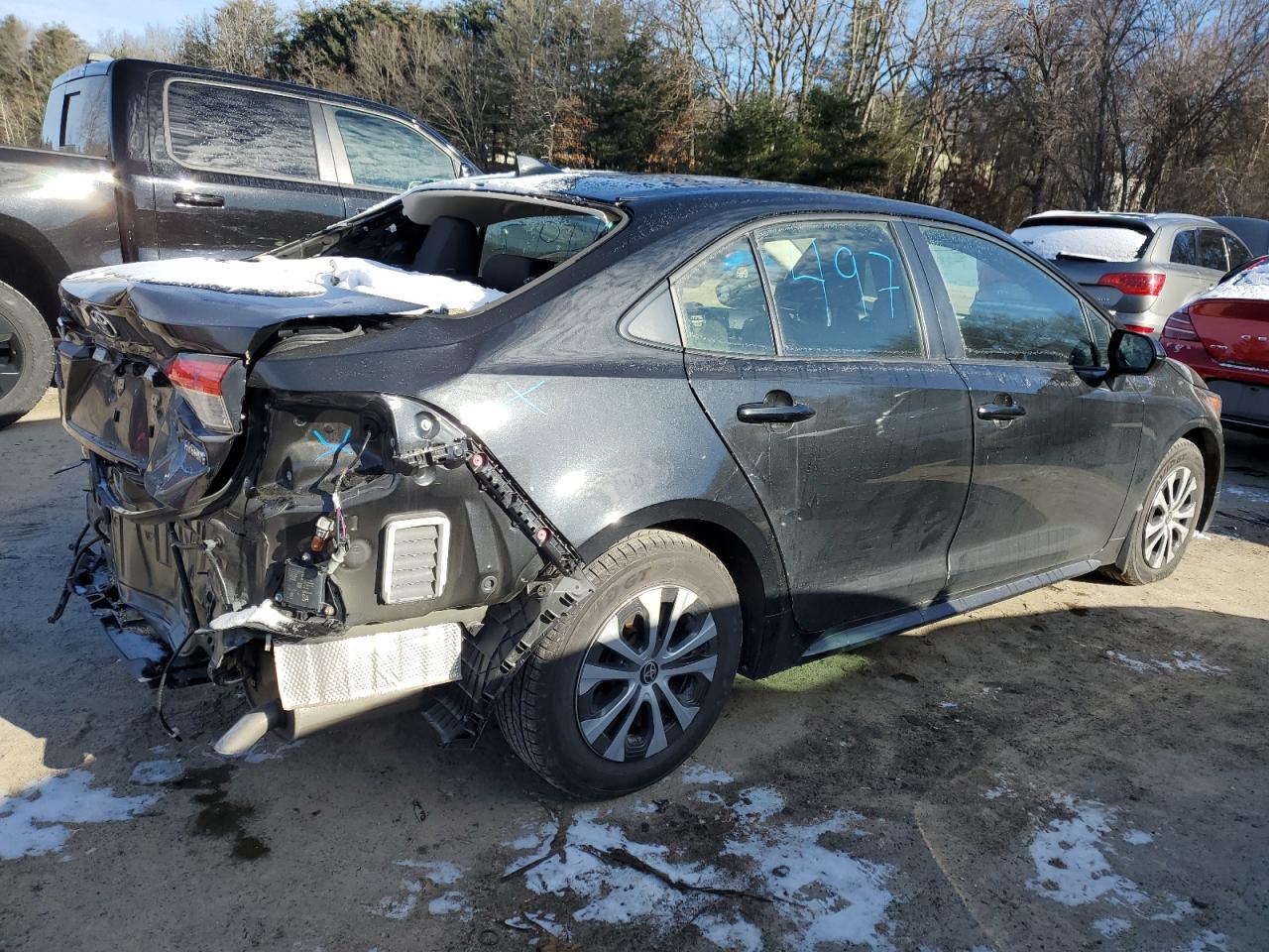 2022 TOYOTA COROLLA LE VIN:JTDEAMDE6NJ056476