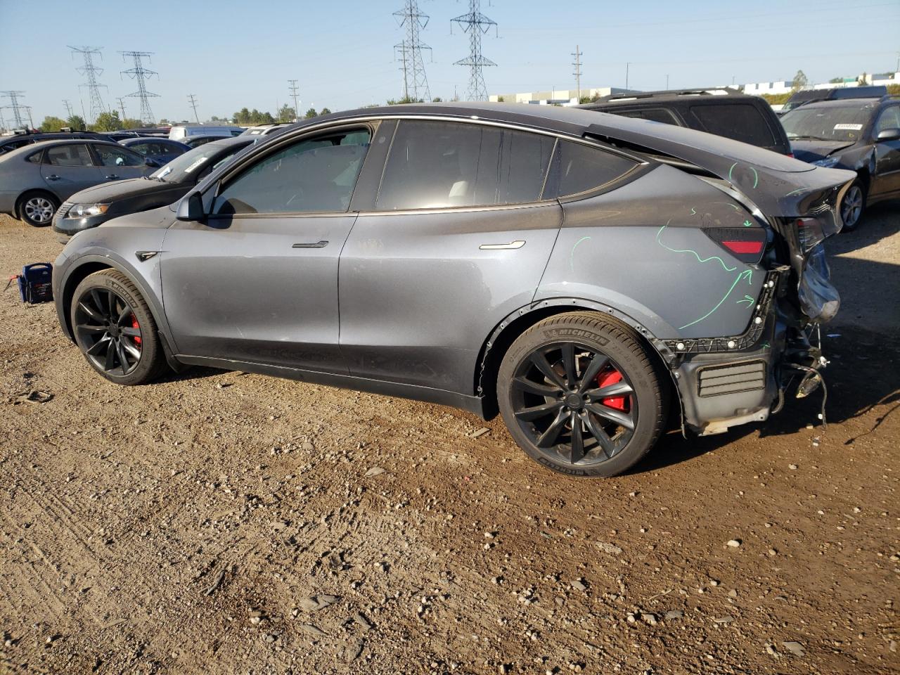 2022 TESLA MODEL Y  VIN:7SAYGDEF1NF505432