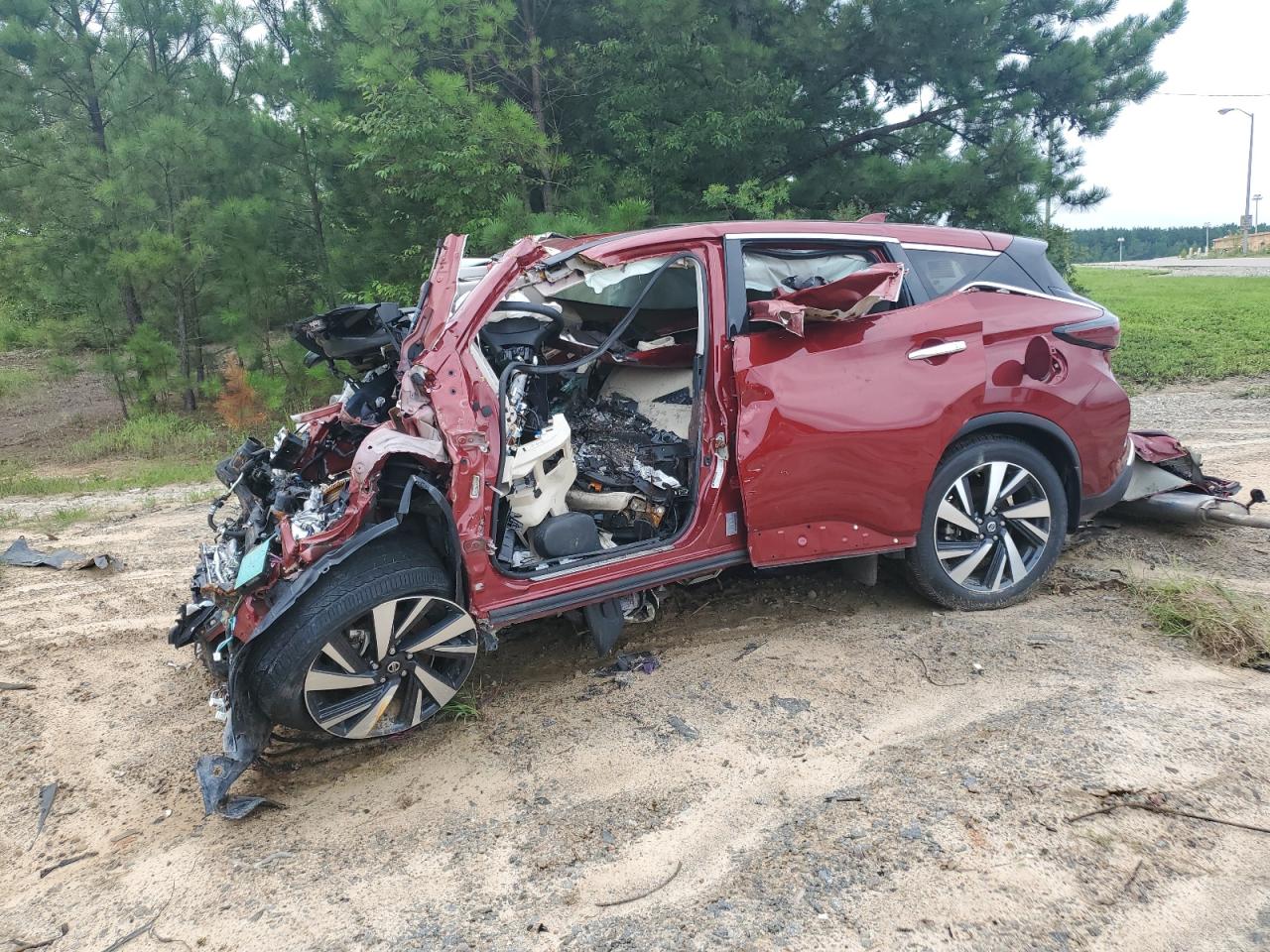 2022 NISSAN MURANO SL VIN:5N1AZ2CJ6NC112202