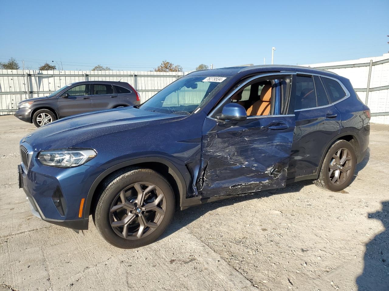 2022 BMW X3 XDRIVE30I VIN:5UX53DP06N9J02205