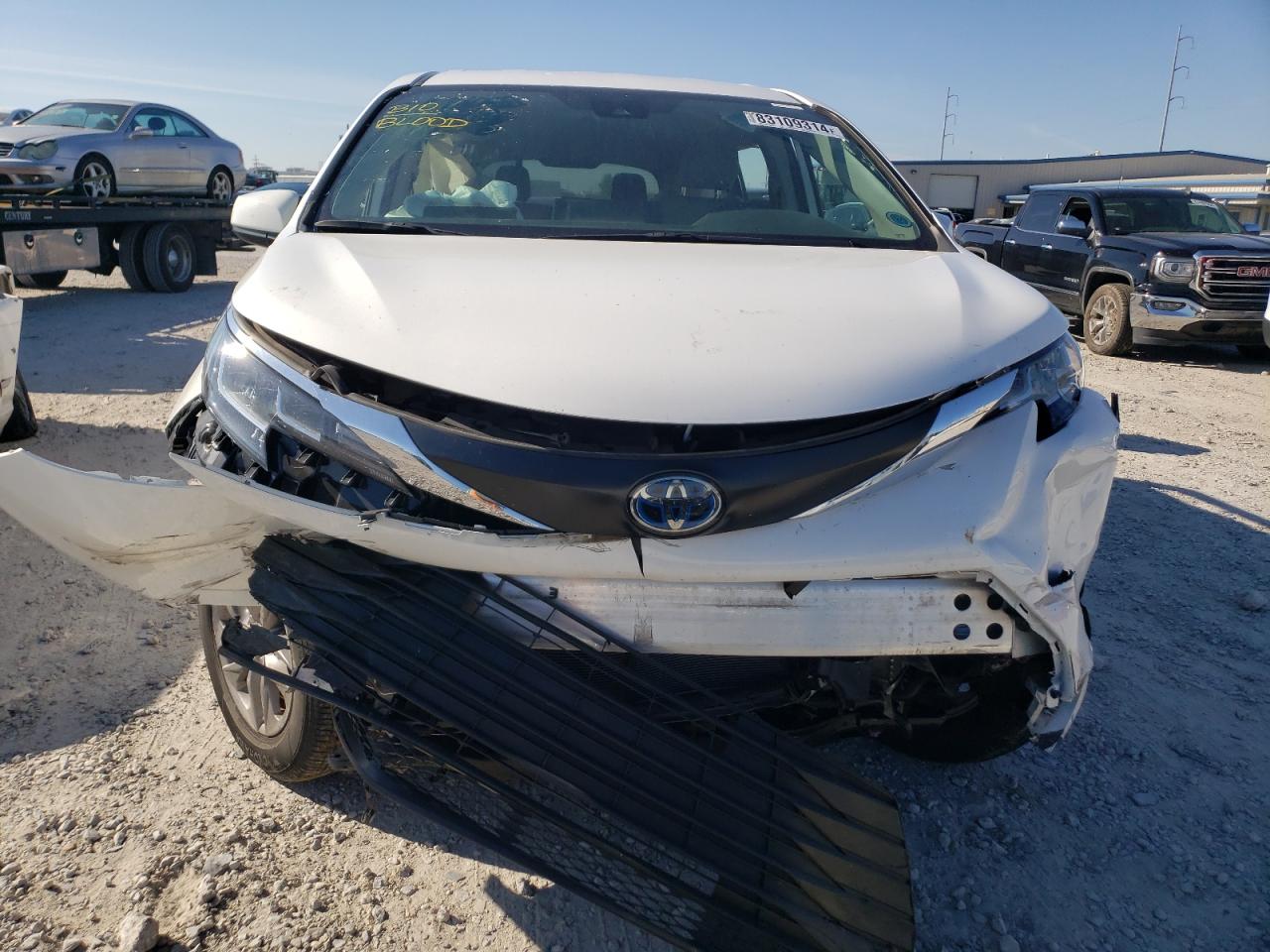 2022 TOYOTA SIENNA LE VIN:5TDKRKEC4NS105190