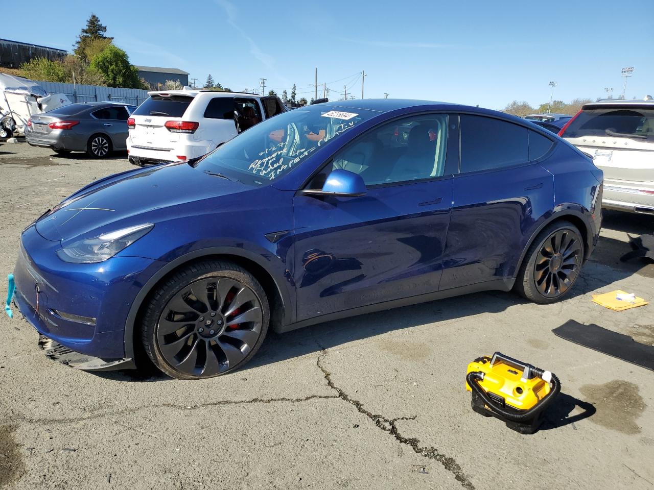 2022 TESLA MODEL Y  VIN:7SAYGDEF5NF575709