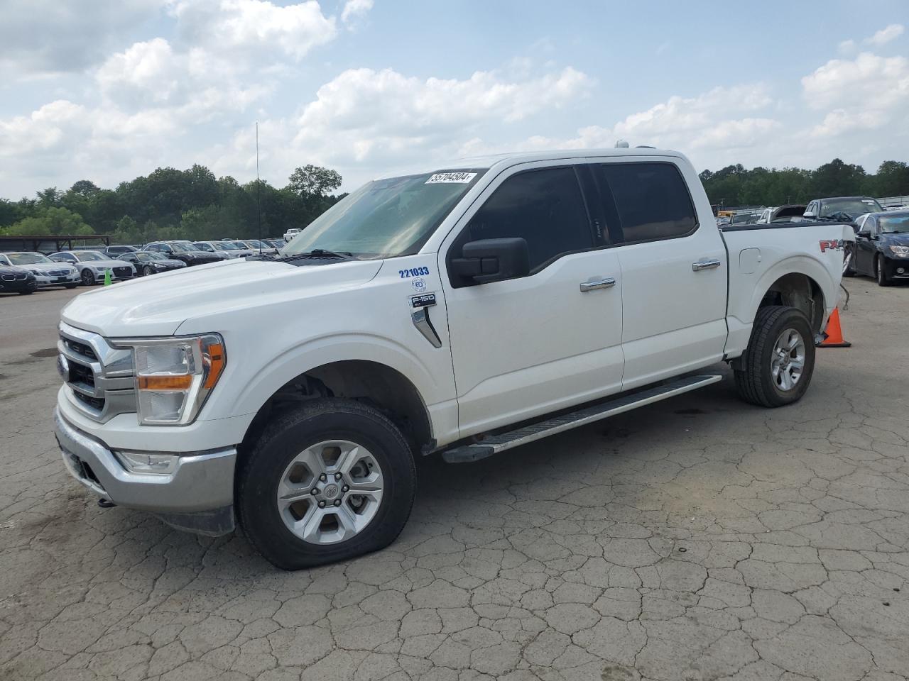 2022 FORD F150 SUPERCREW VIN:1FTFW1E50NKE90471