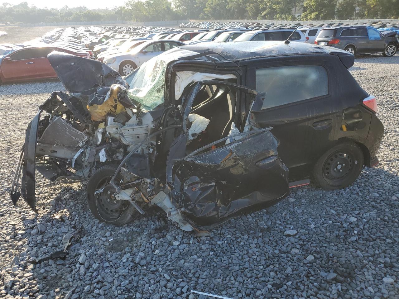 2022 MITSUBISHI MIRAGE ES VIN:ML32AUHJXNH007320