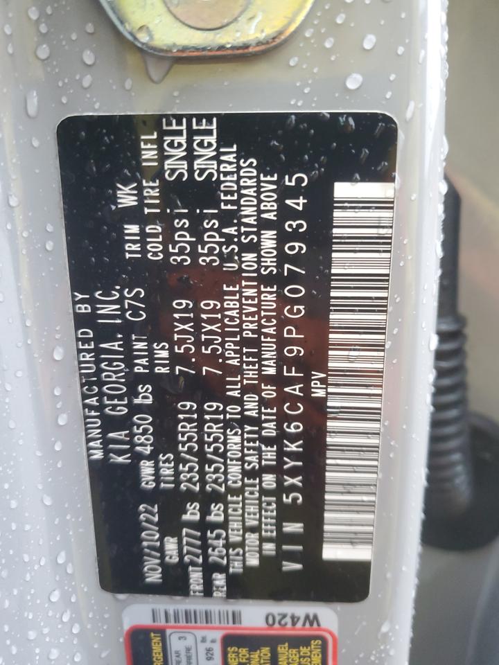 2023 KIA SPORTAGE X LINE VIN:5XYK6CAF9PG079345