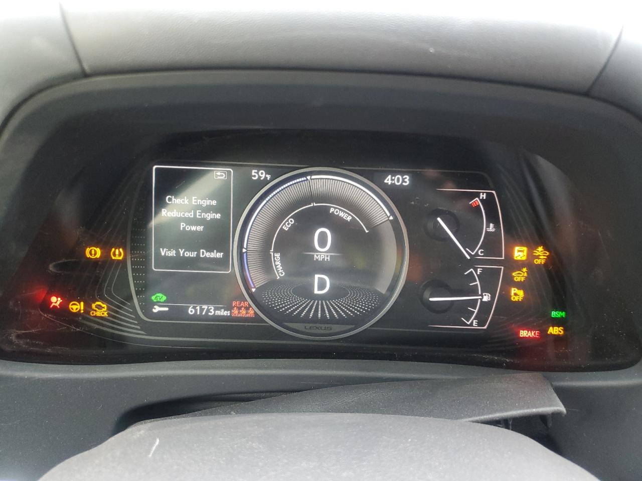 2024 LEXUS UX 250H BASE VIN:JTHX6JBH9R2166376
