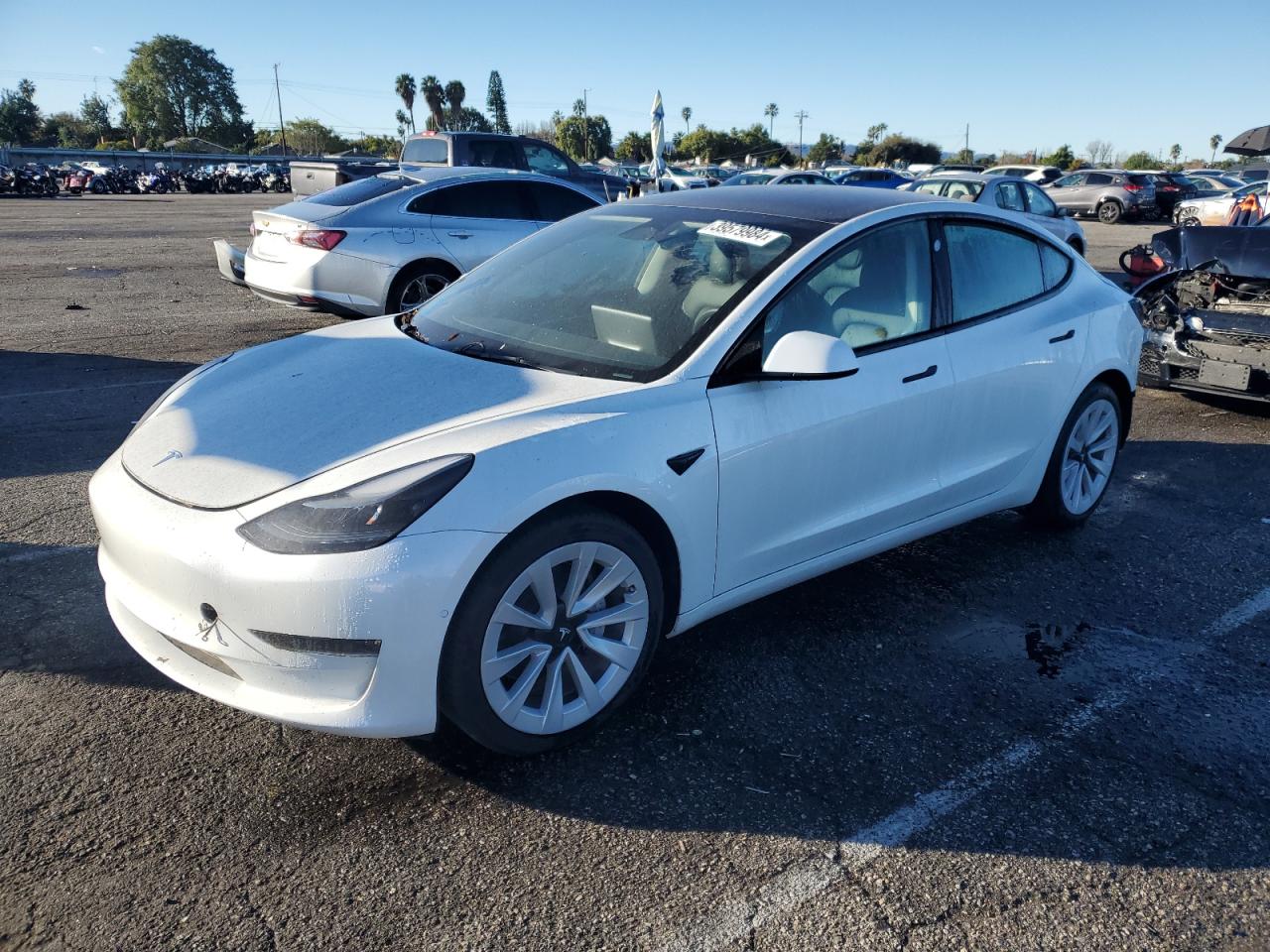 2022 TESLA MODEL 3  VIN:5YJ3E1EA5NF360671