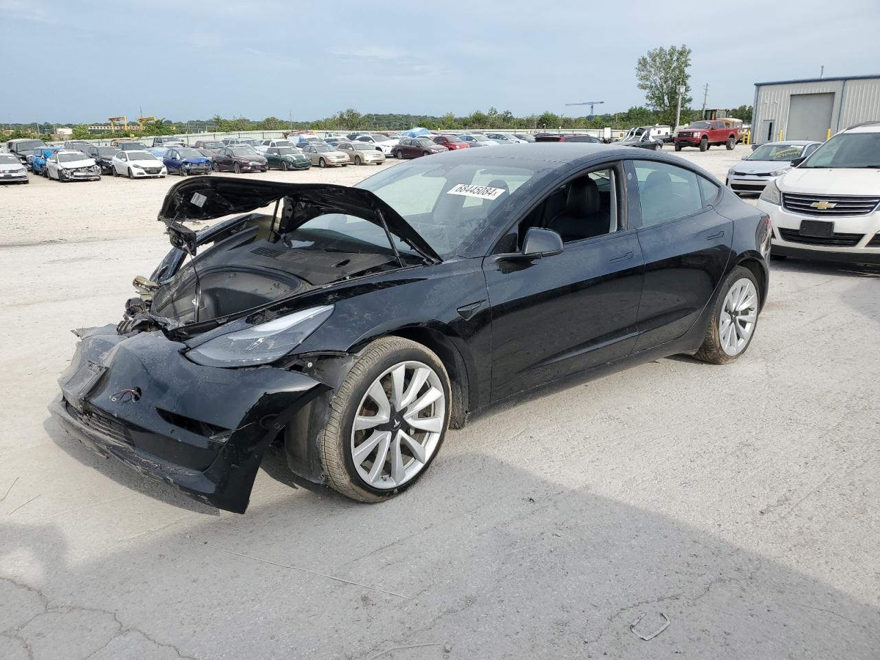 2022 TESLA MODEL 3  VIN:5YJ3E1EB0NF186033