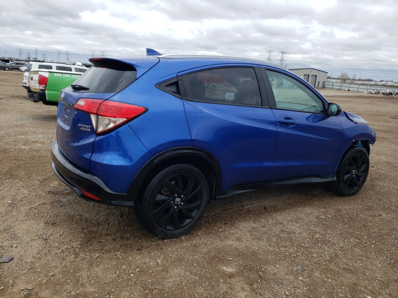 2022 HONDA HR-V SPORT VIN:3CZRU6H17NM773624