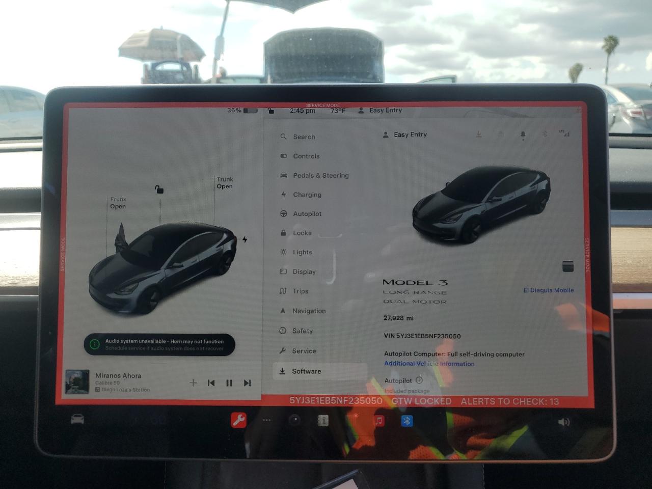 2022 TESLA MODEL 3  VIN:5YJ3E1EB5NF235050