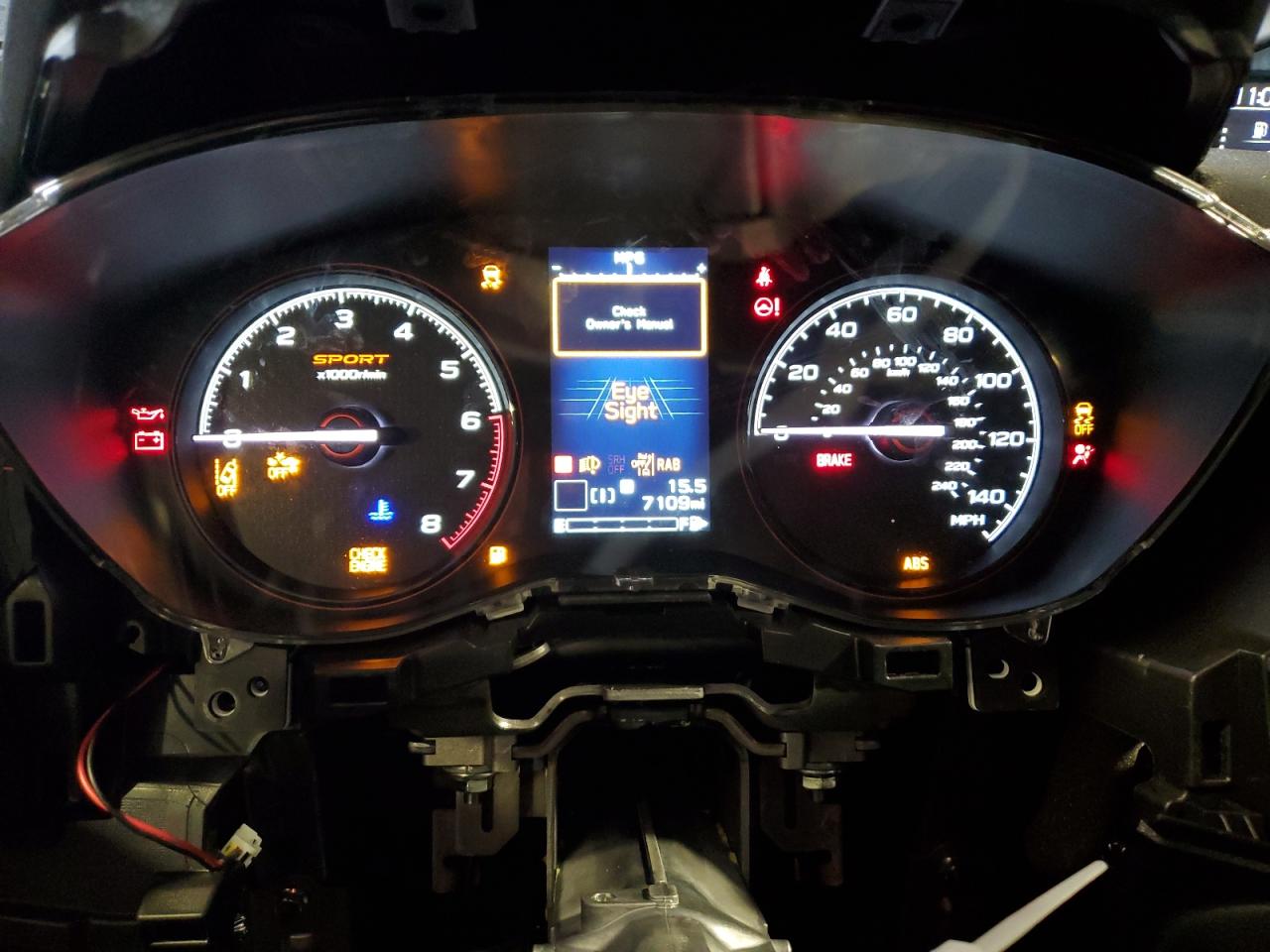 2022 SUBARU FORESTER SPORT VIN:JF2SKAJC5NH469273