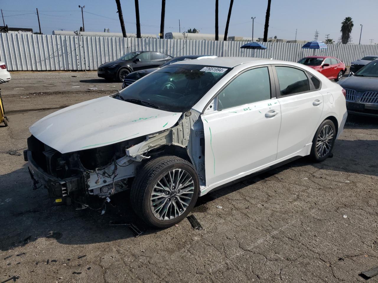 2022 KIA FORTE GT LINE VIN:3KPF54AD8NE486513