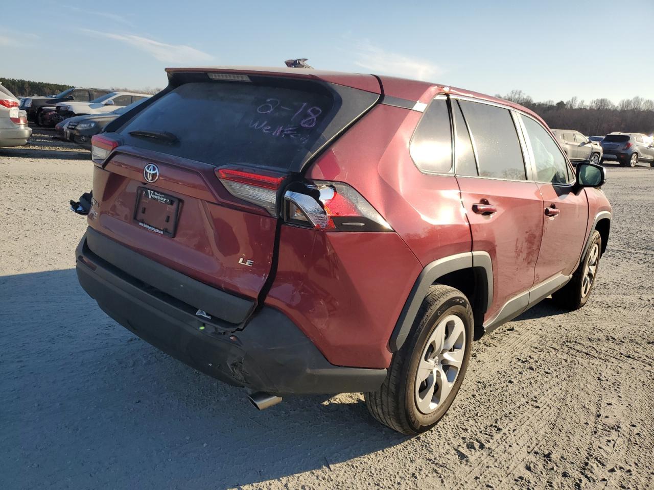 2022 TOYOTA RAV4 LE VIN:2T3H1RFV7NW199252