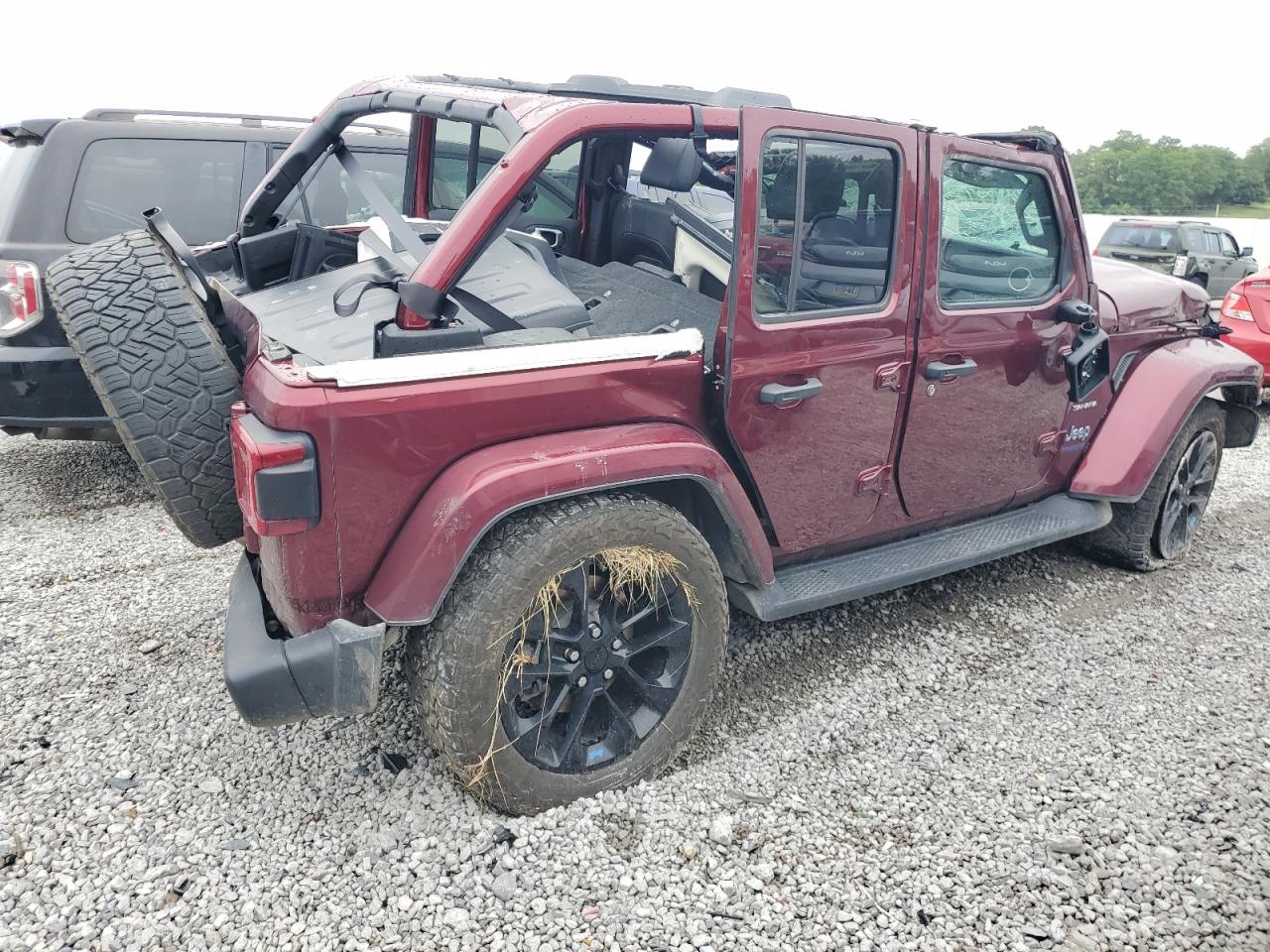 2022 JEEP WRANGLER UNLIMITED SAHARA 4XE VIN:1C4JJXP67NW158585