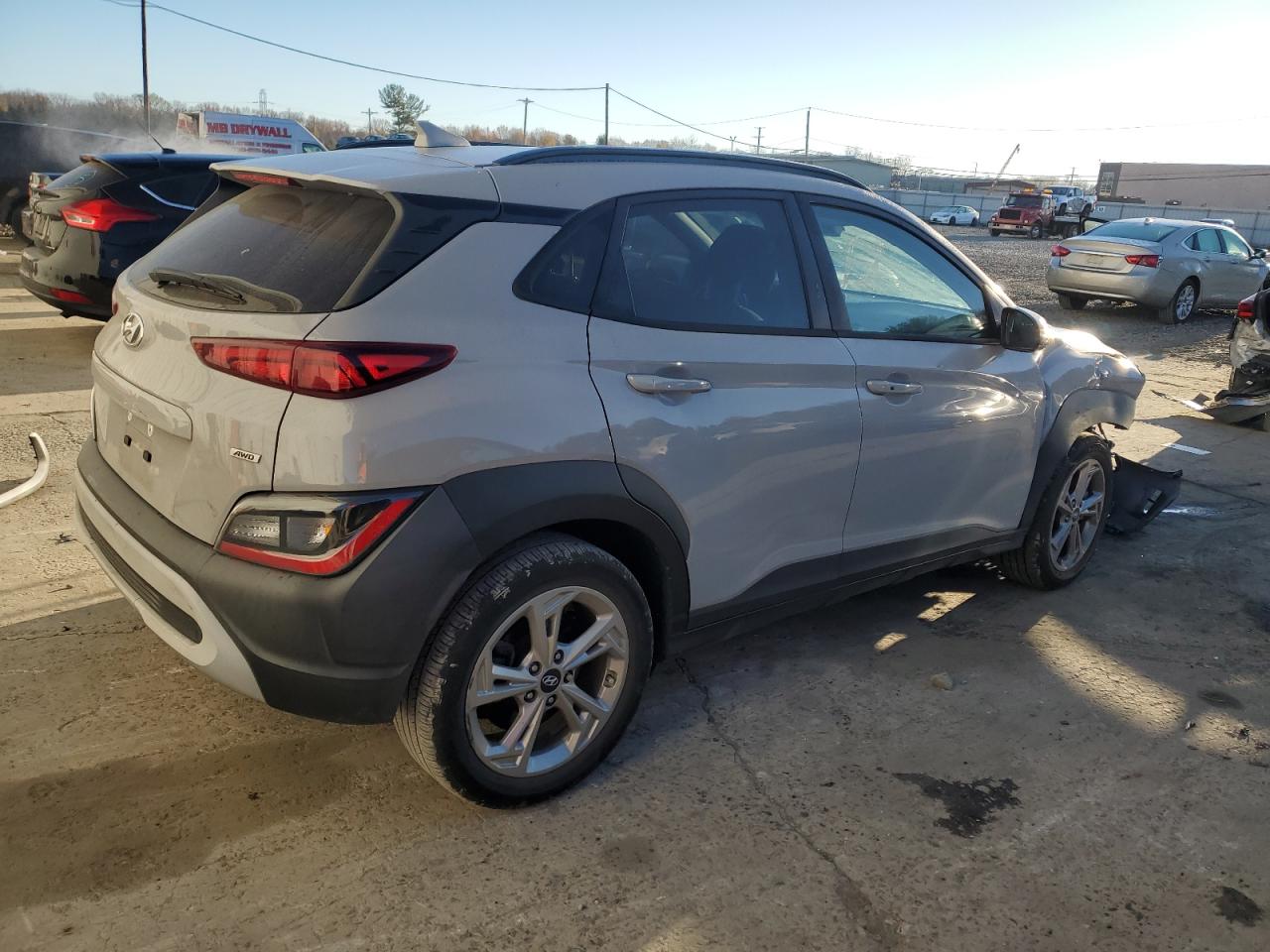 2022 HYUNDAI KONA SEL VIN:KM8K6CAB7NU774573