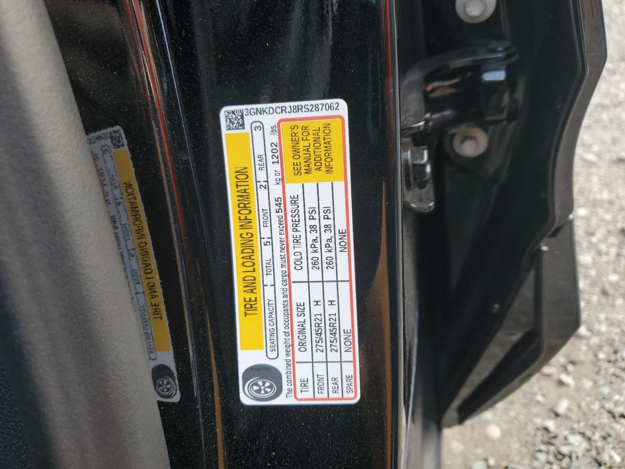 2024 CHEVROLET BLAZER RS VIN:3GNKDCRJ8RS287062