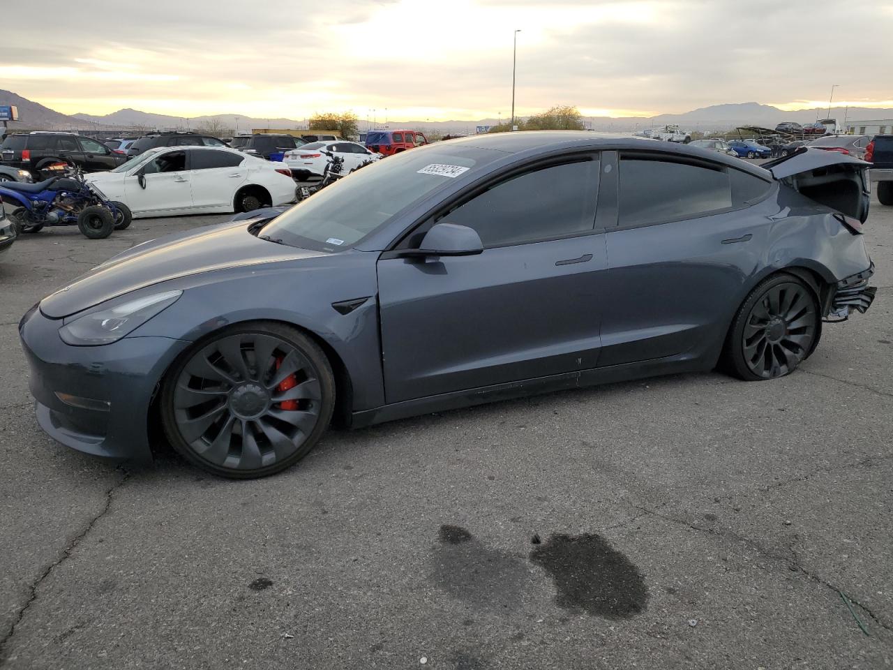 2022 TESLA MODEL 3  VIN:5YJ3E1ECXNF293535